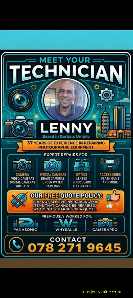 Lenny camera technition