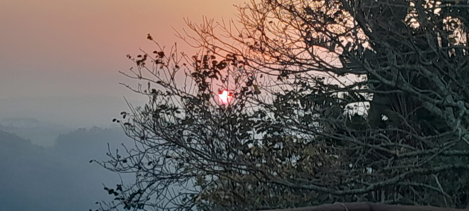 winter sunset