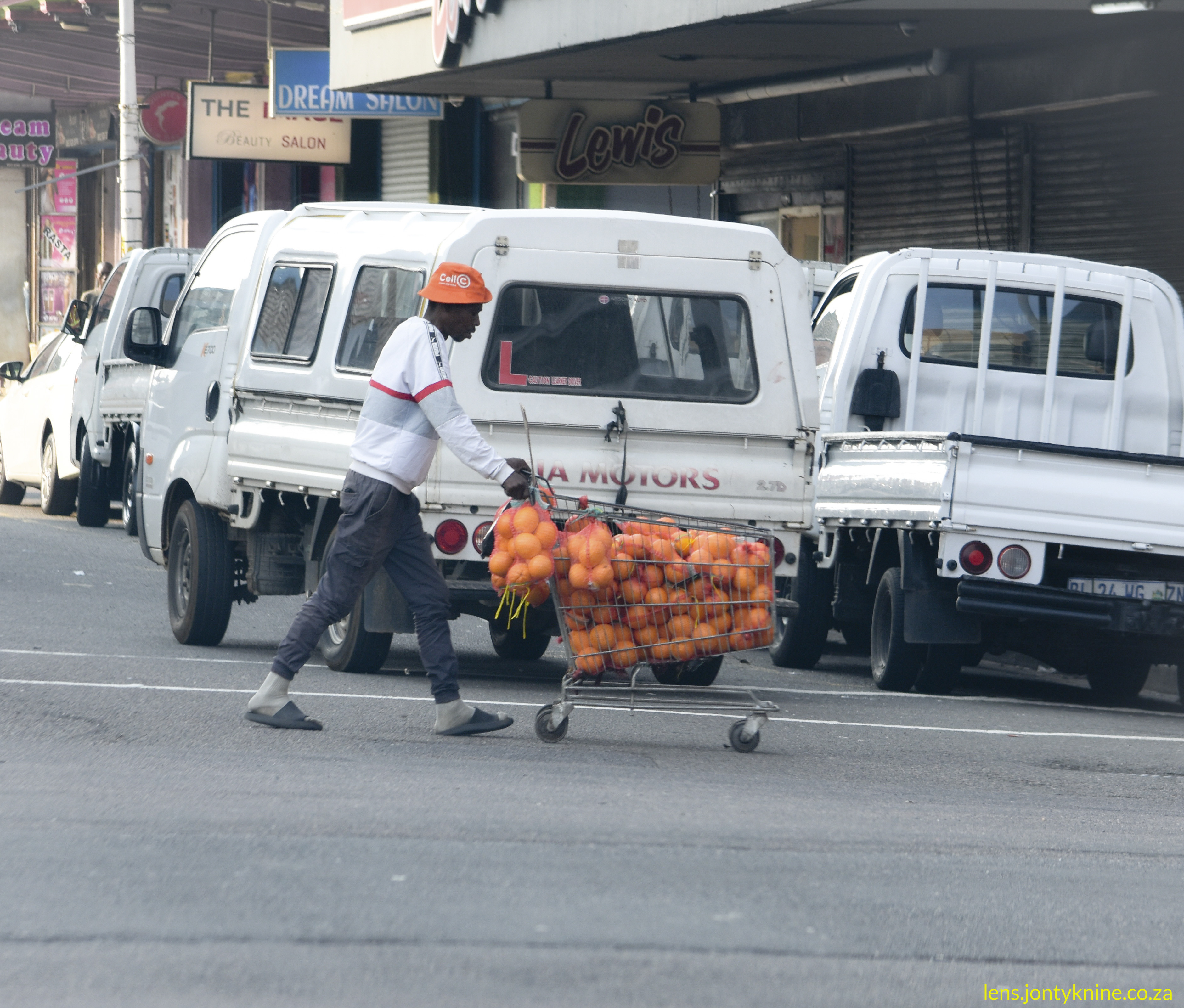 street seller in durban