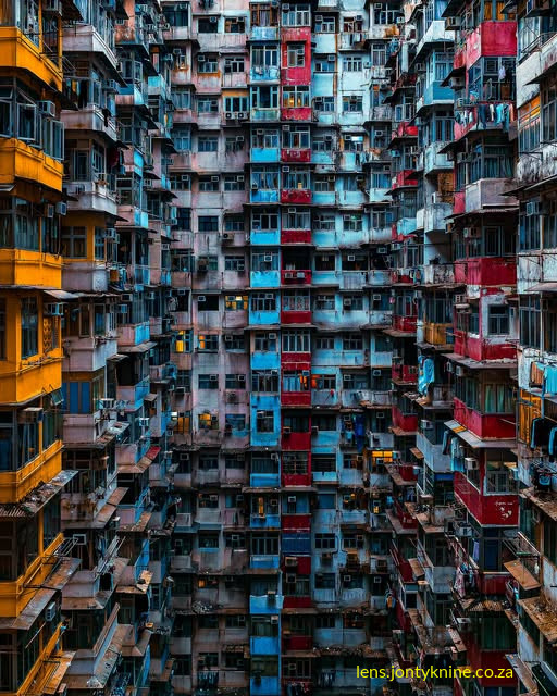 Human Tetris. Every window is a life, a routine, a whole world stacked ten stories high. 🇭🇰